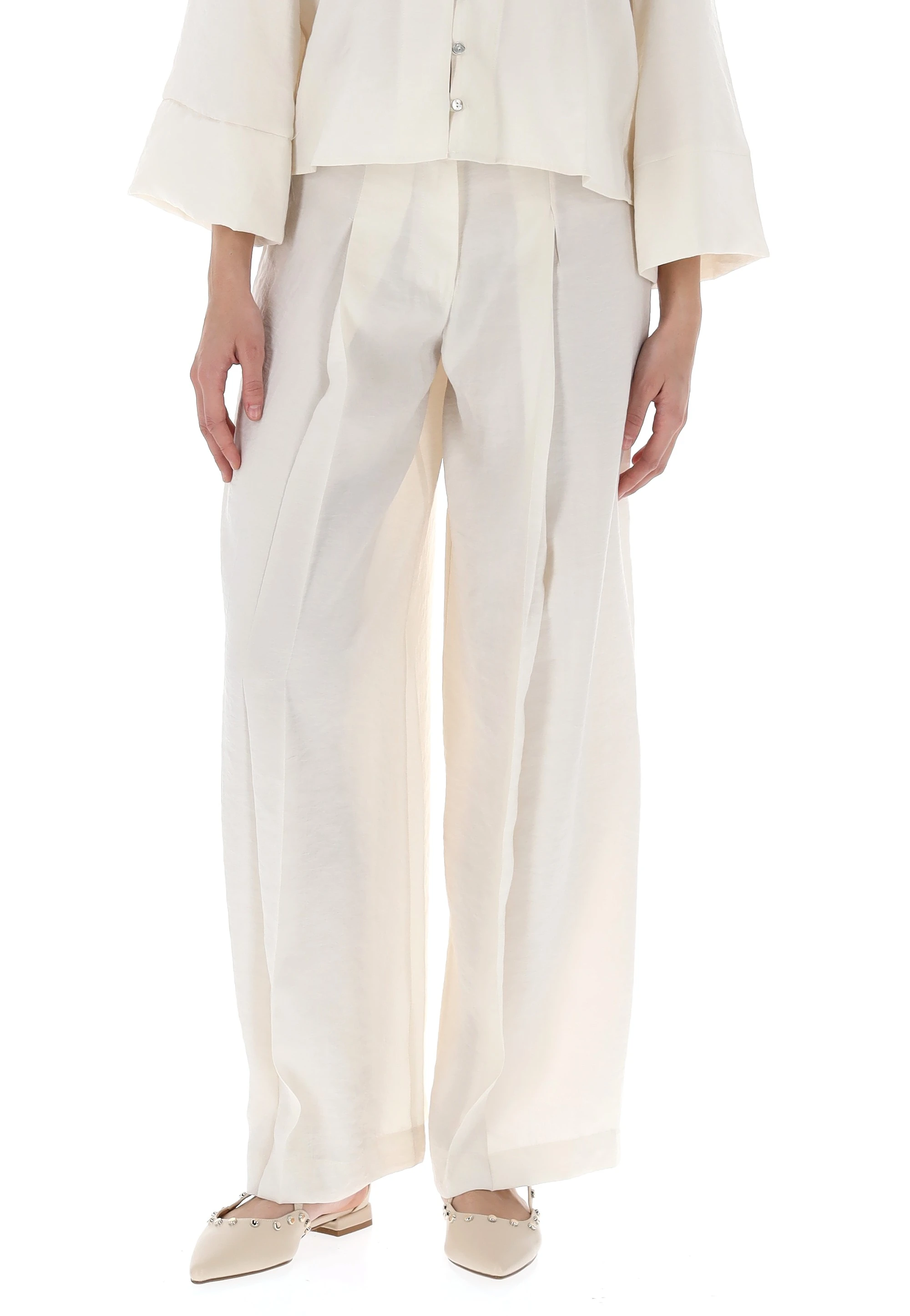 Pantaloni fluidi in modal èks